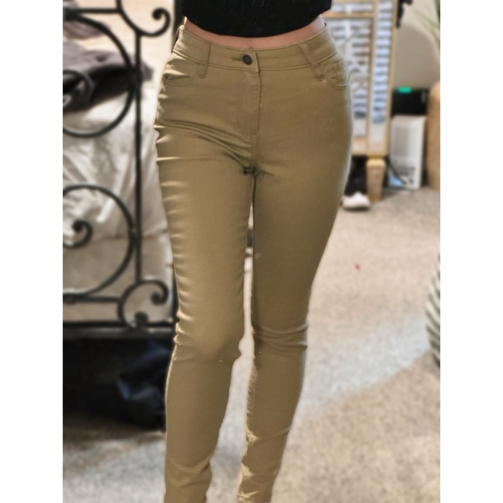 Hollisterr skinny khaki jeans s size 0 nwt
